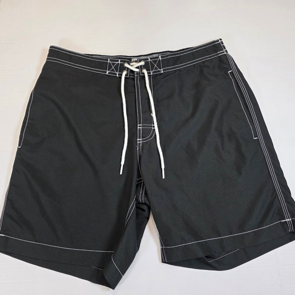 Trunks Surf & Swim Co Board Shorts Mens Medium Black Beach Vacay Swim Trunks